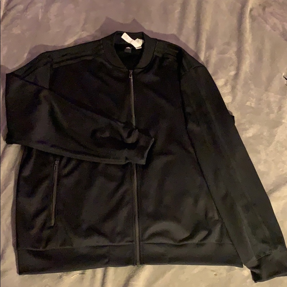 Men’s black Adidas zip up jacket